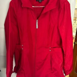 Jones New York Vibrant Red Utility Jacket